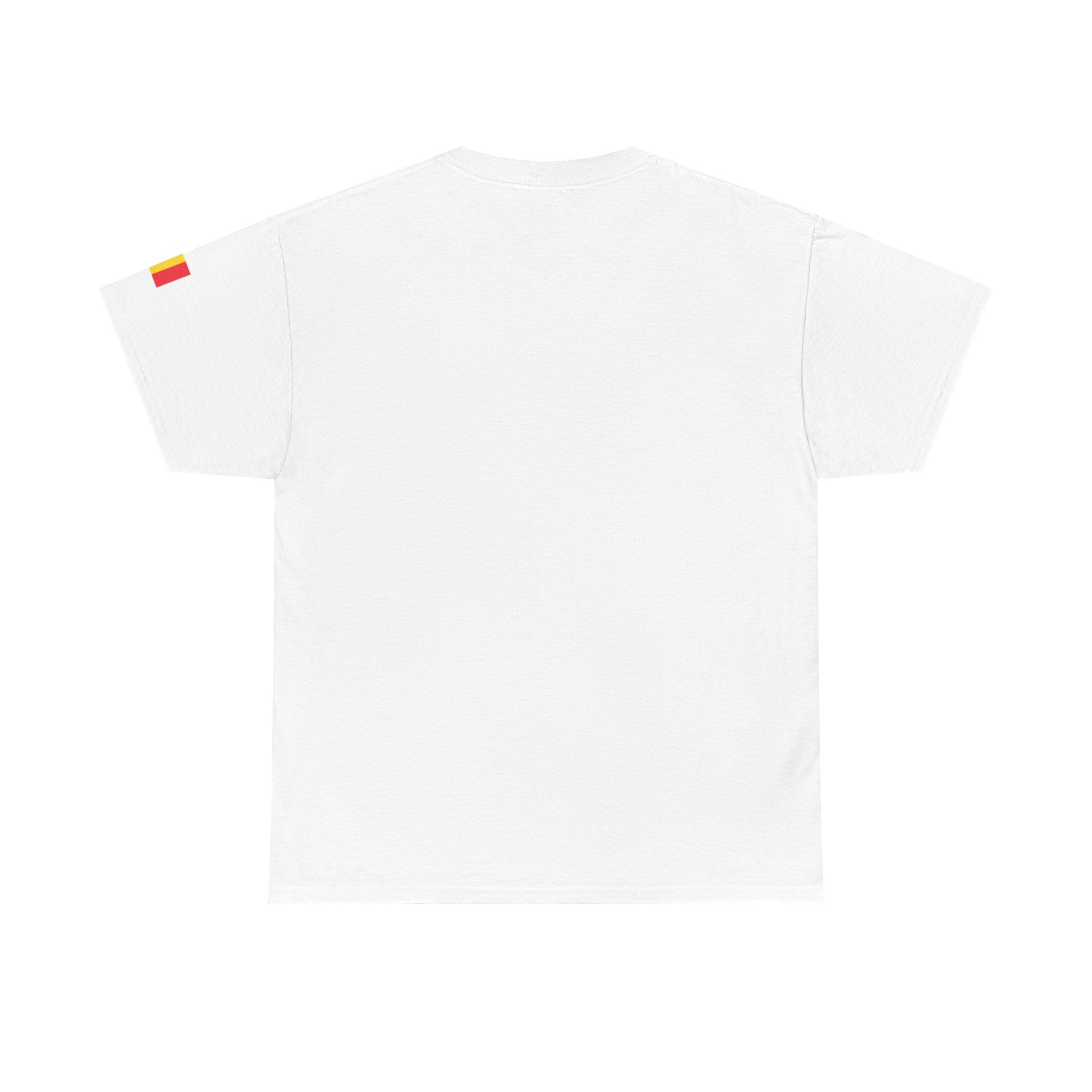 Belgium Minimalist Tee — Small Text Flag Accent
