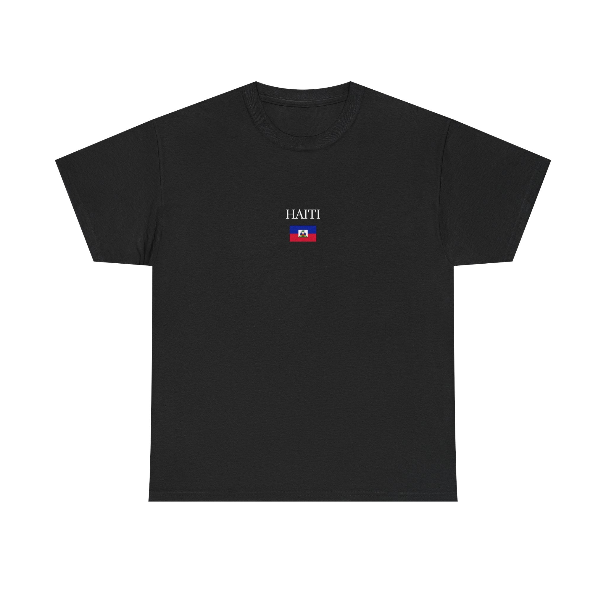 Haiti Flag Tee — Minimalist Haitian Pride T-Shirt