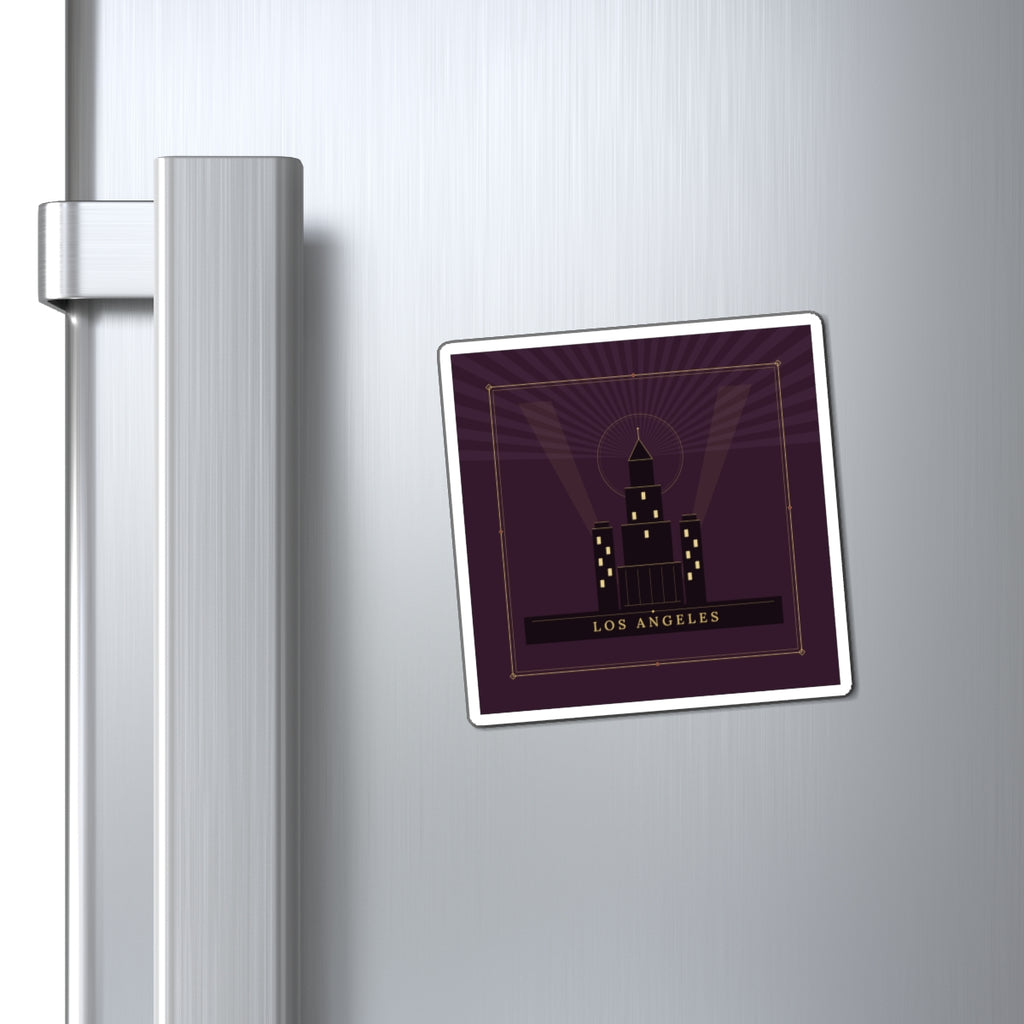 Los Angeles Art Deco Fridge Magnet