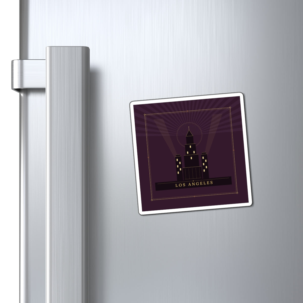 Los Angeles Art Deco Fridge Magnet