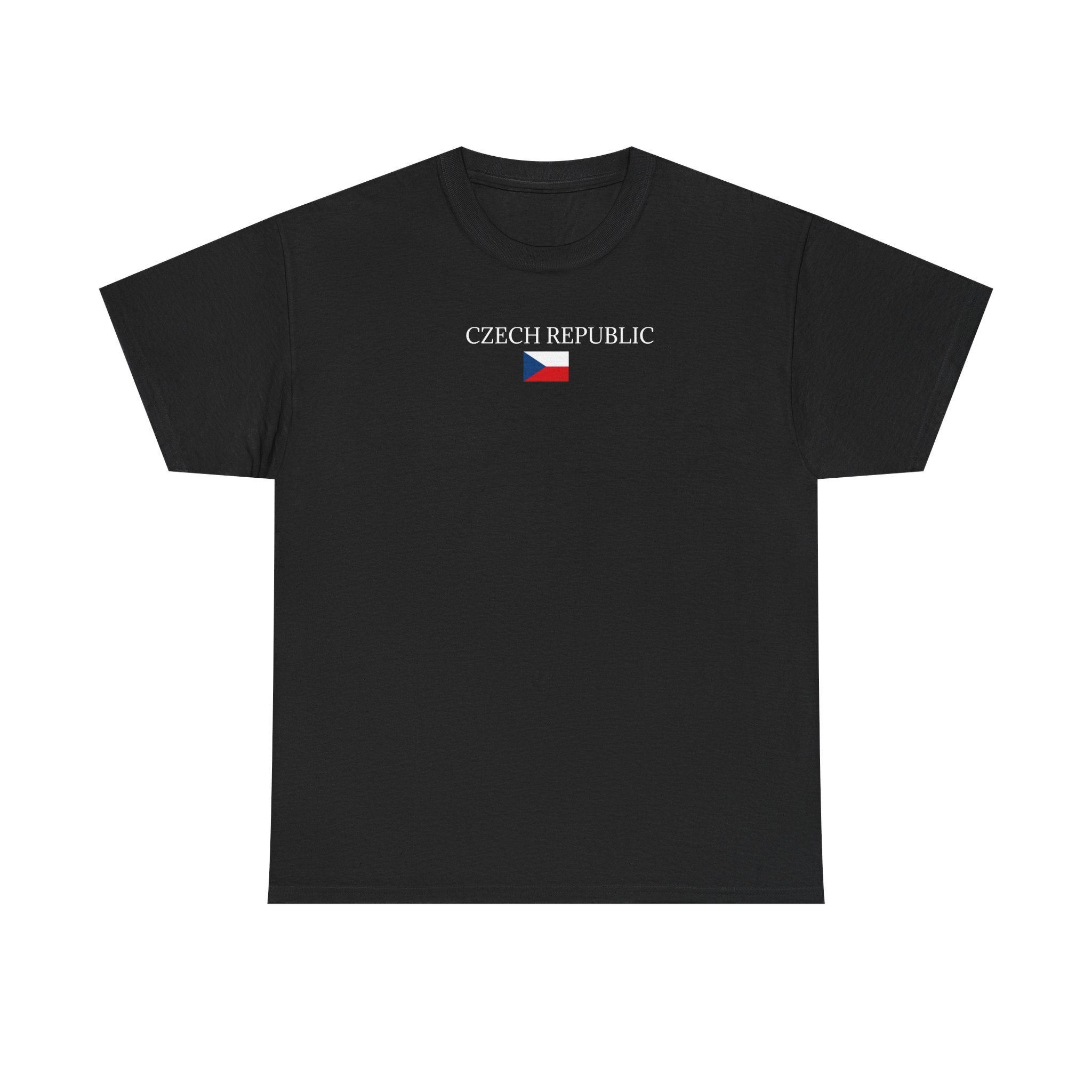 Czech Republic Flag T-Shirt — Minimal Czech Pride Tee