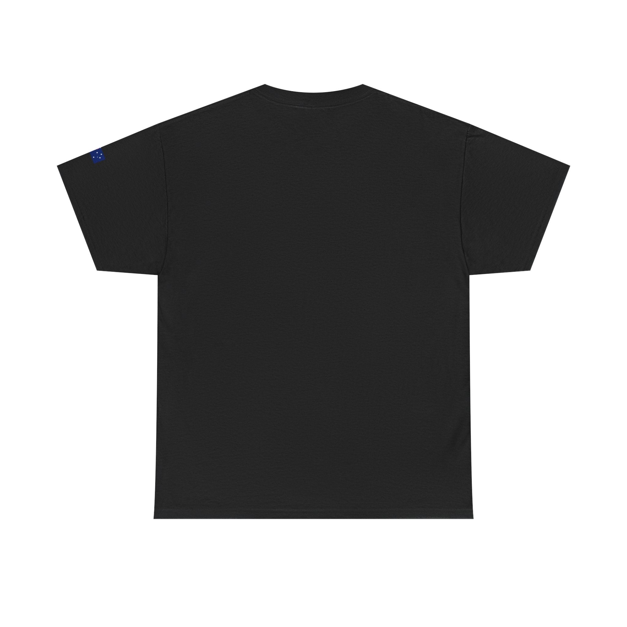 Australia Minimalist Tee — Small Center Text "AUSTRALIA"