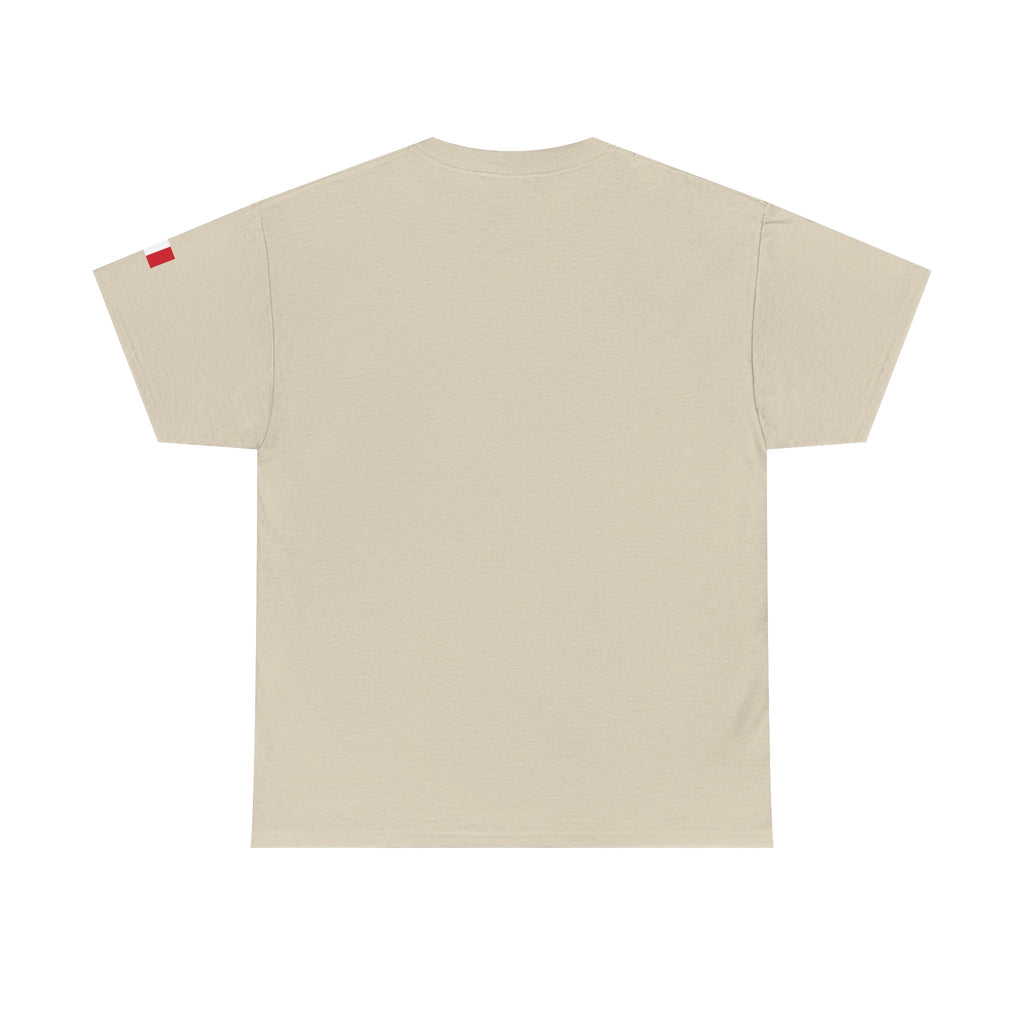 France Minimalist Tee — Slim Tricolor Logo T-Shirt