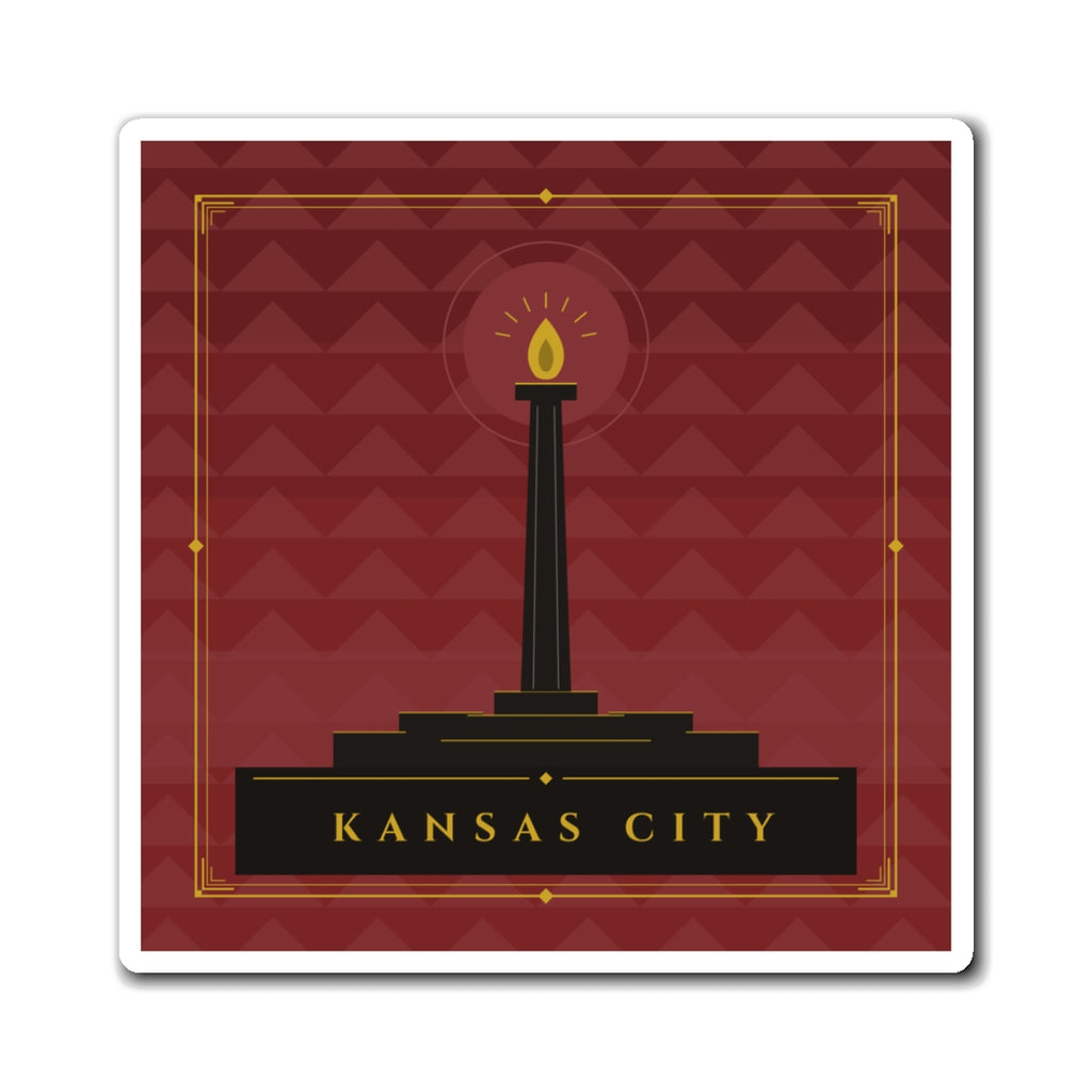 Kansas City Art Deco Fridge Magnet