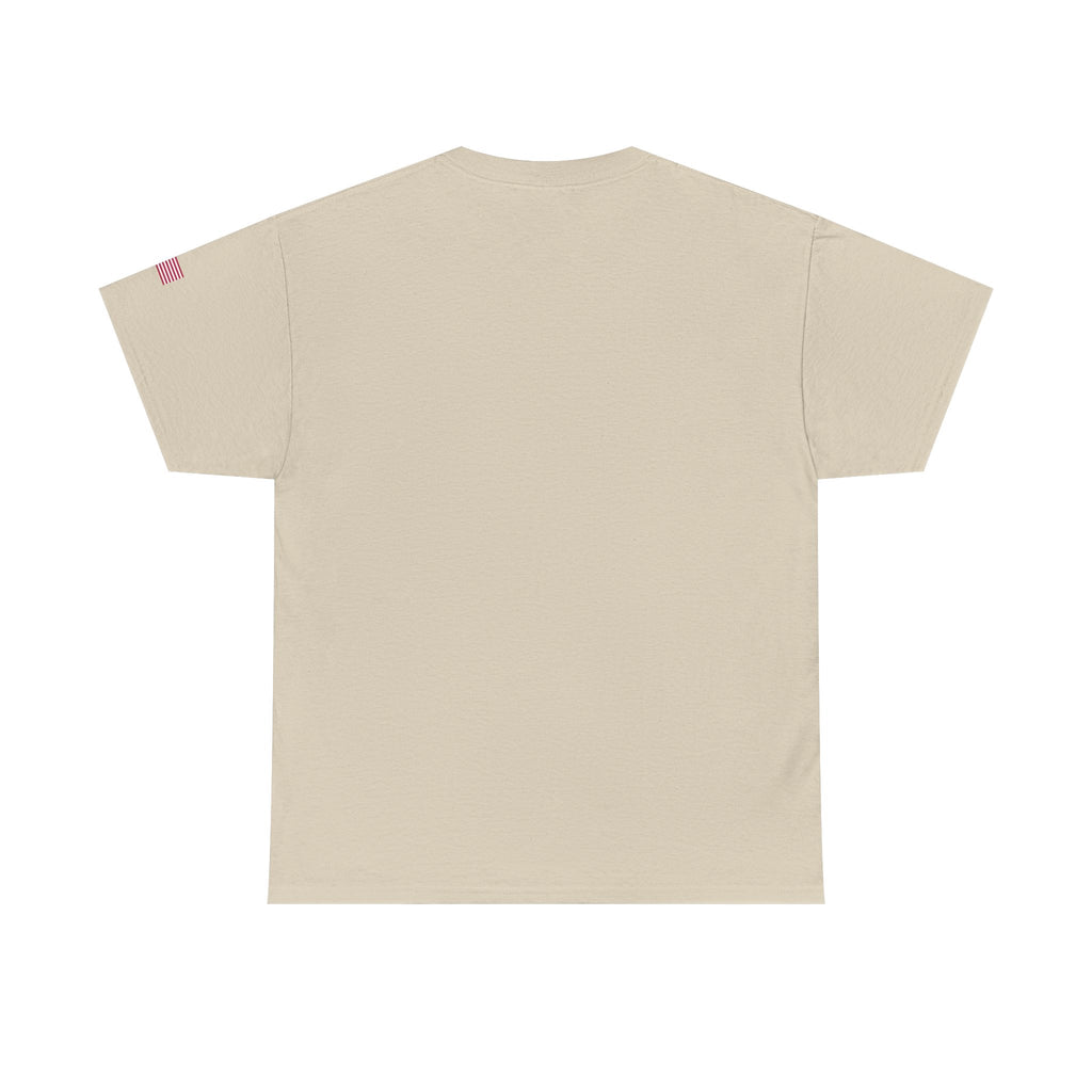 USA Minimalist Graphic Tee — Small Center Logo Cotton T-Shirt