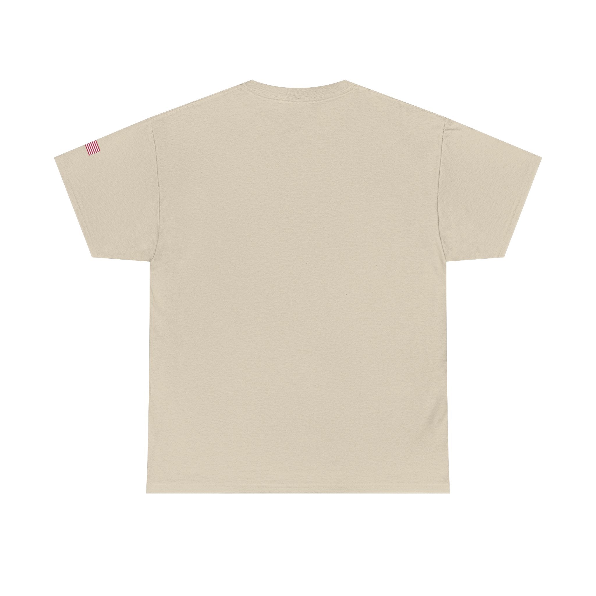 USA Minimalist Graphic Tee — Small Center Logo Cotton T-Shirt
