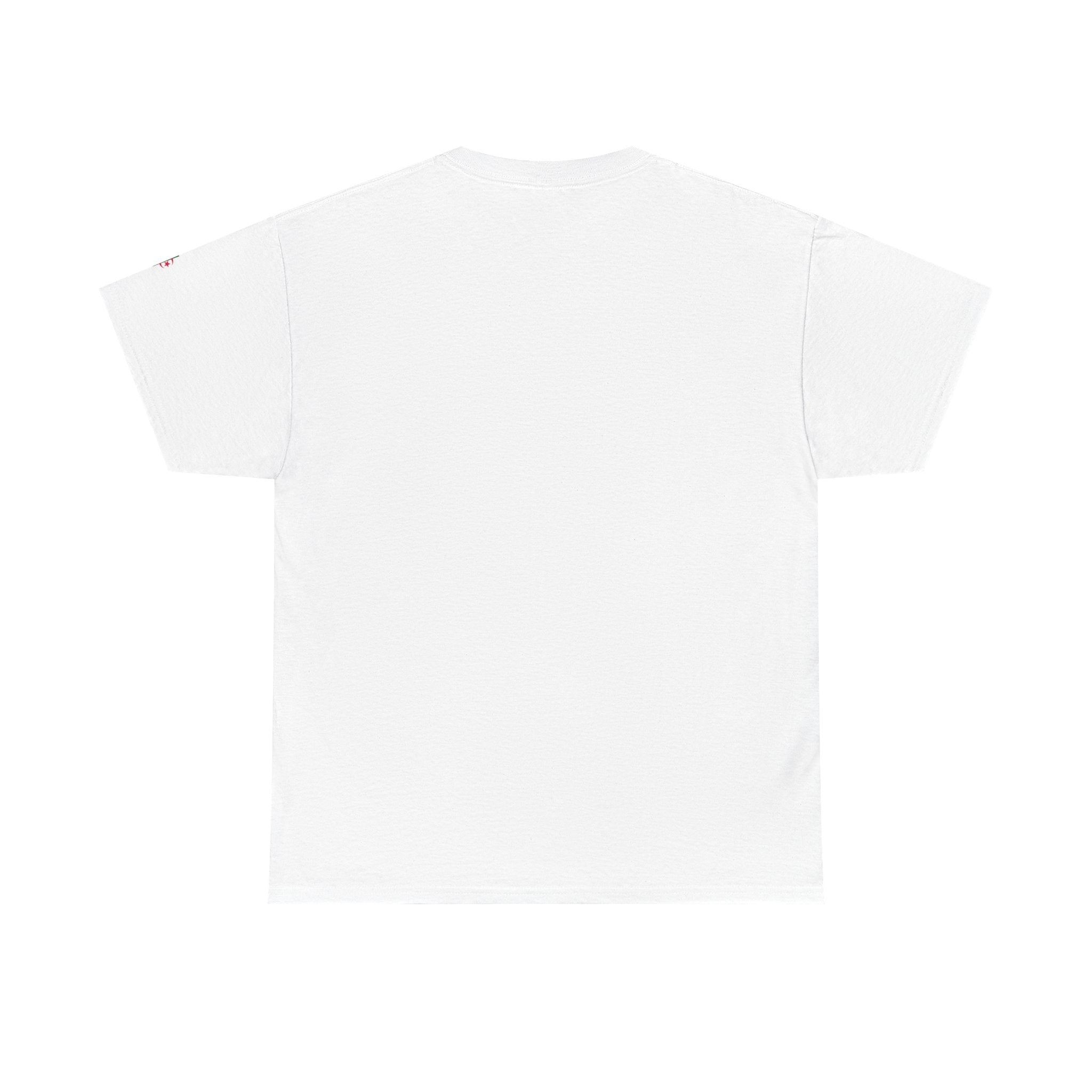 Algeria Minimalist White Tee —Subtle 'ALGÉRIE' Chest Logo
