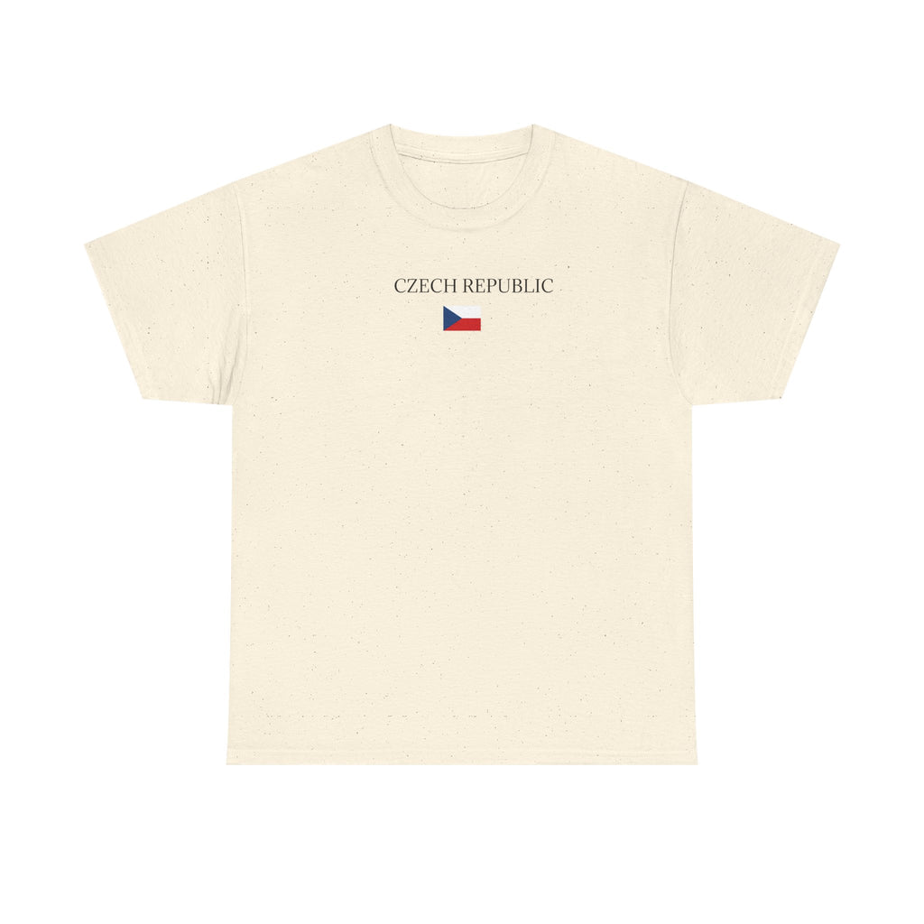 Czech Republic Flag T-Shirt — Minimal Czech Pride Tee