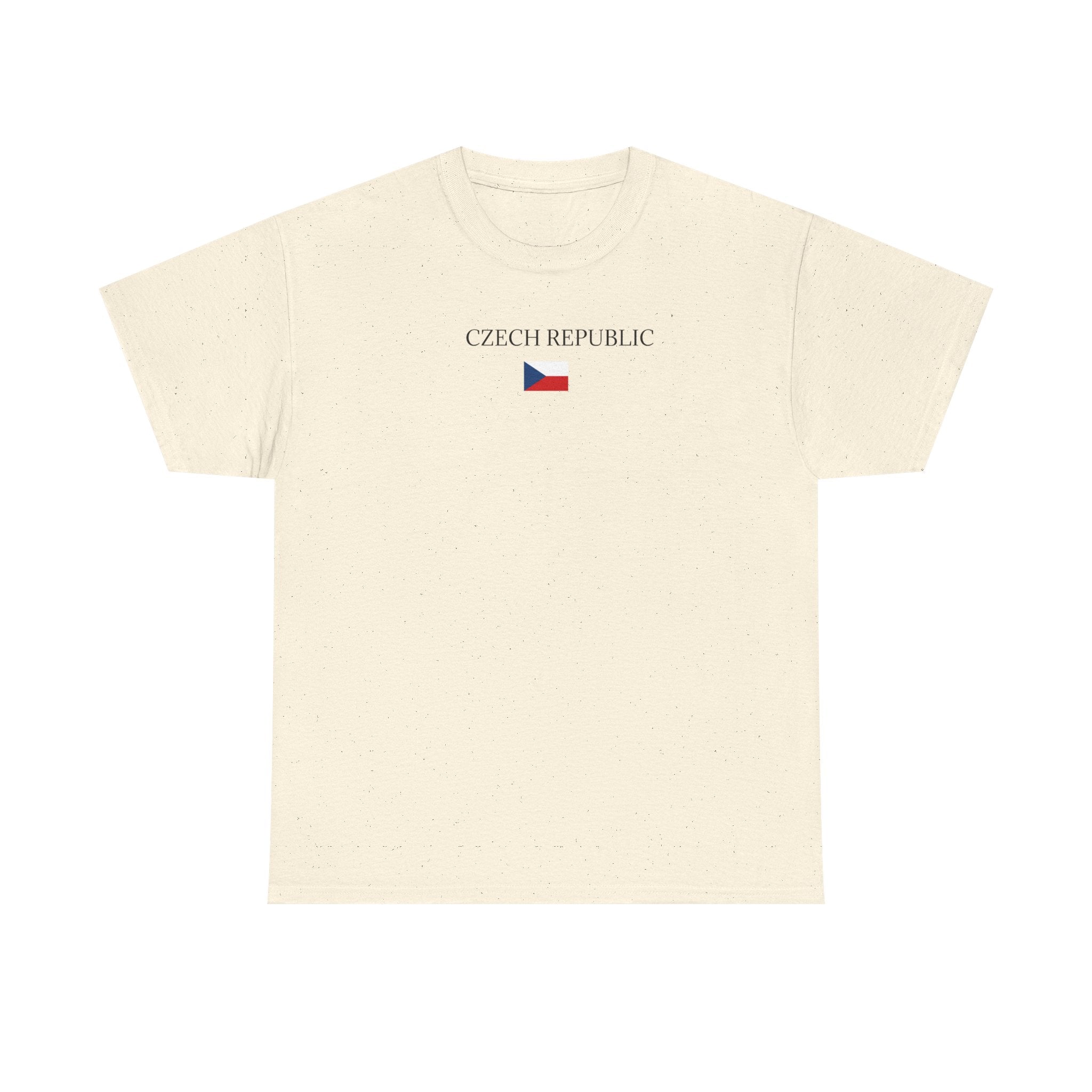 Czech Republic Flag T-Shirt — Minimal Czech Pride Tee