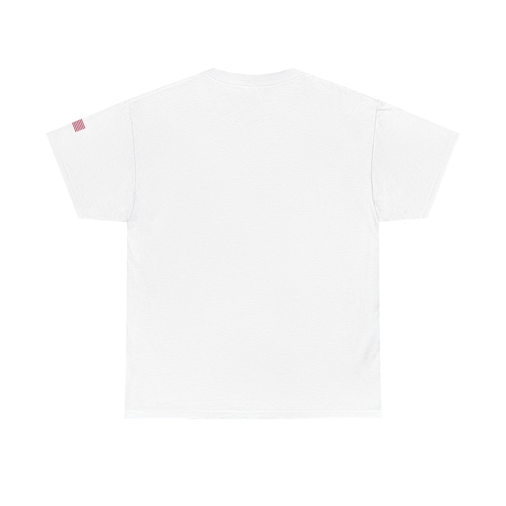 USA Minimalist Graphic Tee — Small Center Logo Cotton T-Shirt