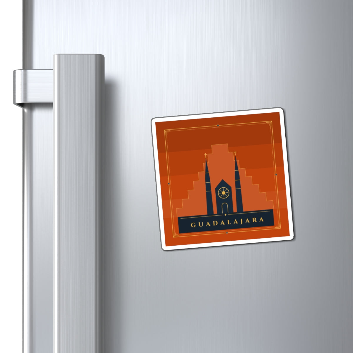 Guadalajara Art Deco Fridge Magnet