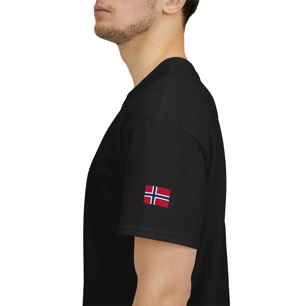 Norge Minimalist Tee — Scandinavian Norway Flag T-Shirt