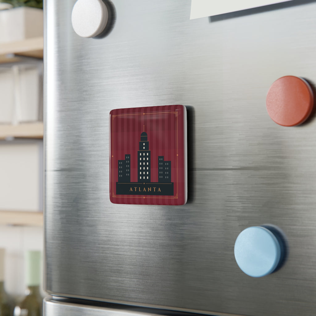 Atlanta Art Deco Porcelain Magnet