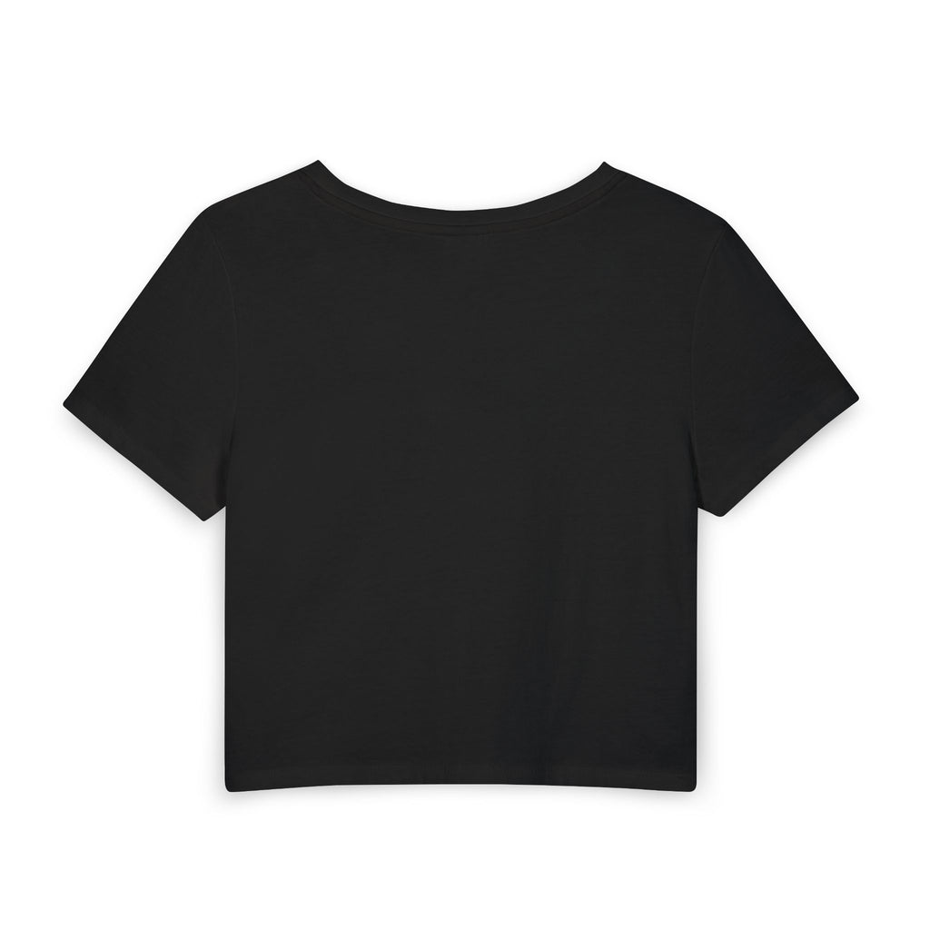 Brasil Minimalist Crop Tee — Women's Casual Brazil Flag Stripe Baby T‑Shirt