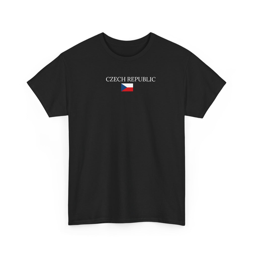 Czech Republic Flag T-Shirt — Minimal Czech Pride Tee