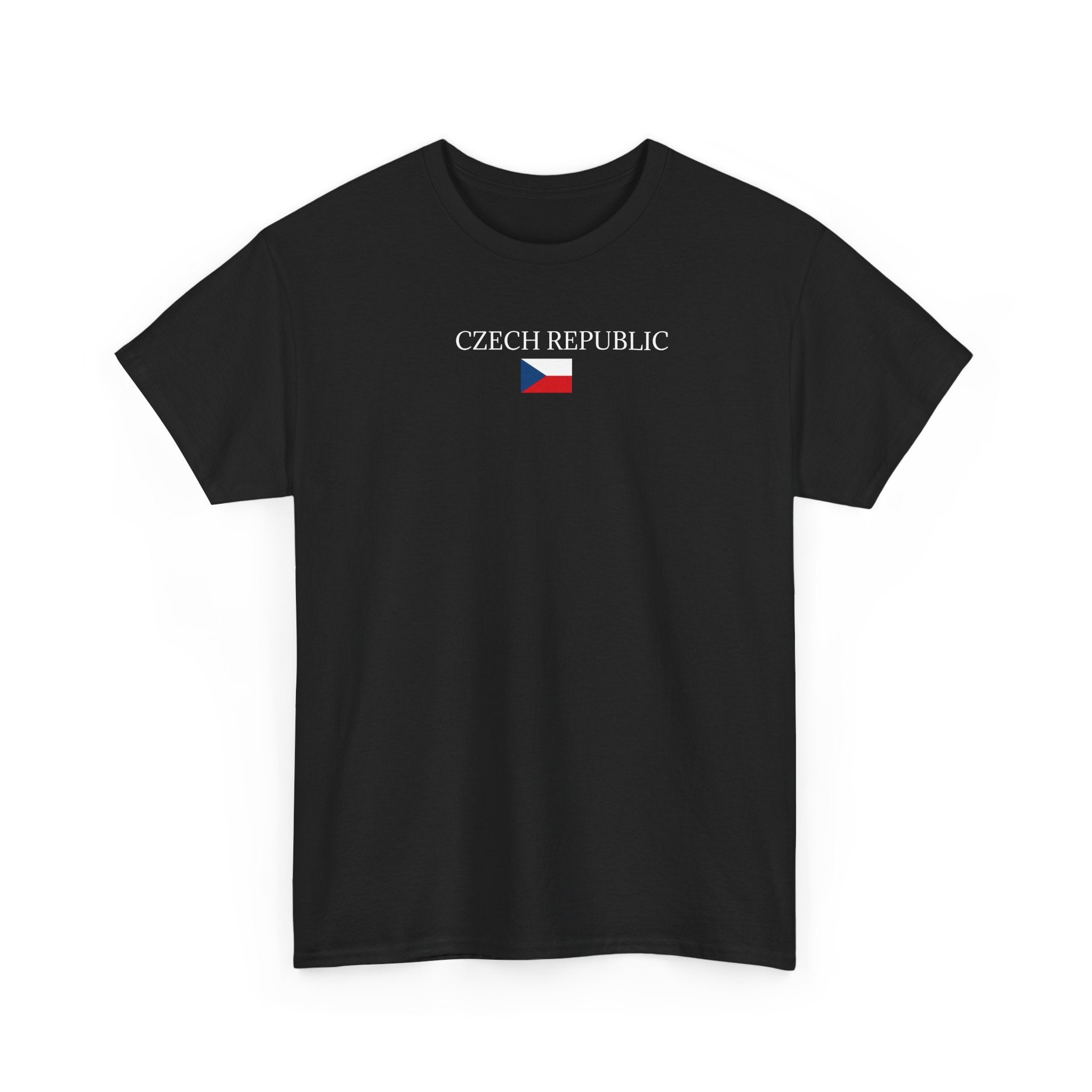 Czech Republic Flag T-Shirt — Minimal Czech Pride Tee