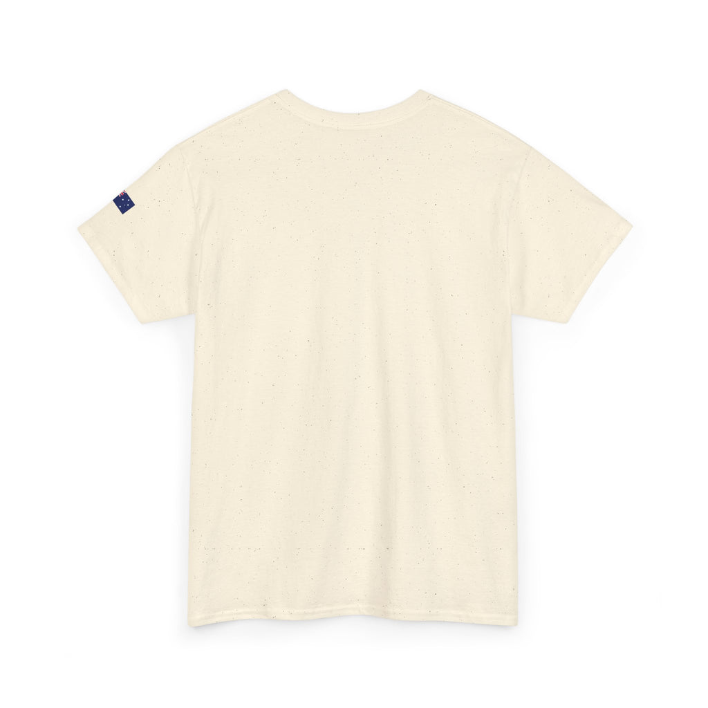 Australia Minimalist Tee — Small Center Text "AUSTRALIA"