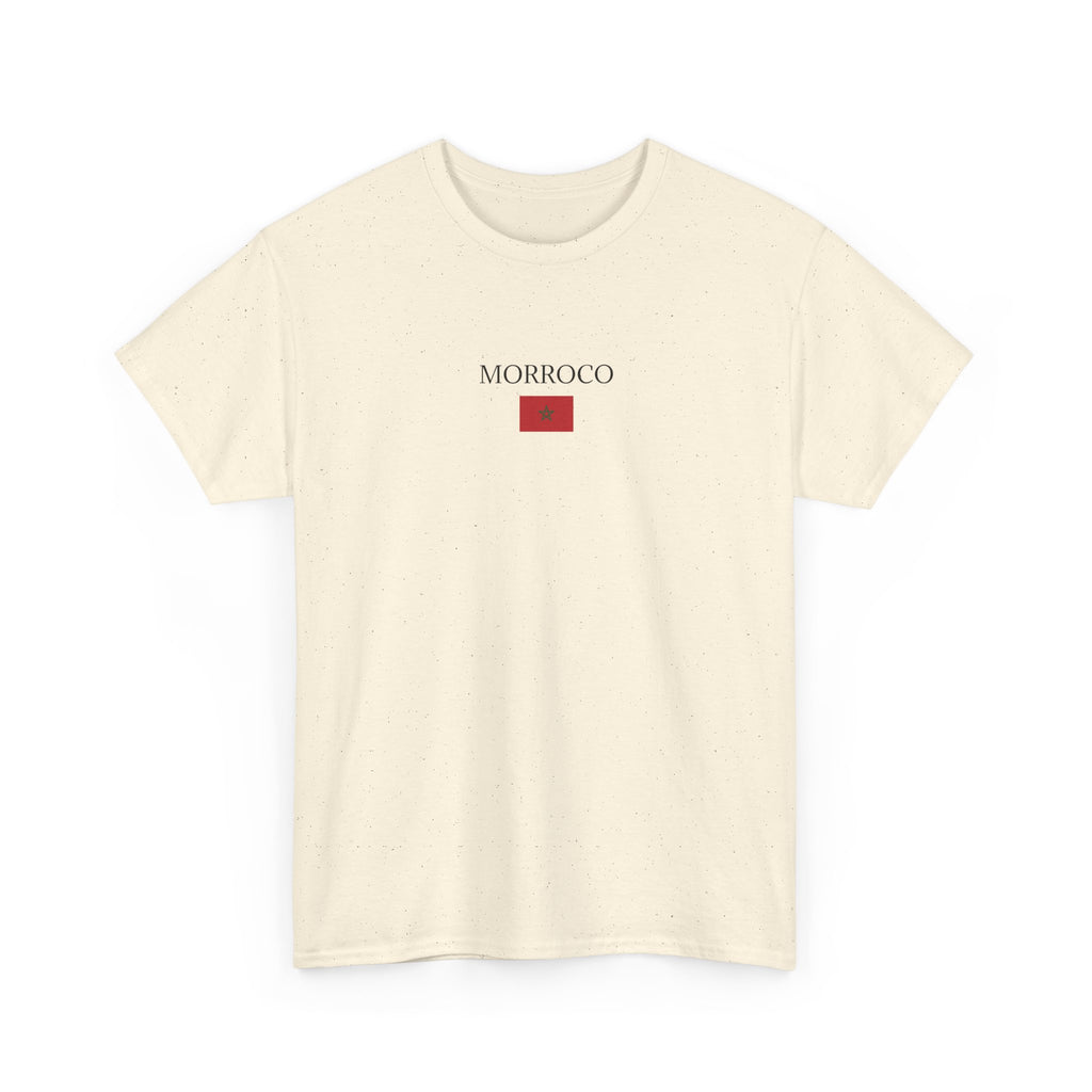 Morocco Flag T-Shirt – Minimal Moroccan Travel Tee