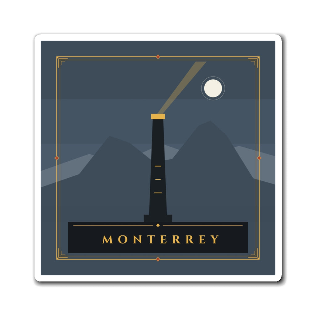 Monterrey Art Deco Fridge Magnet