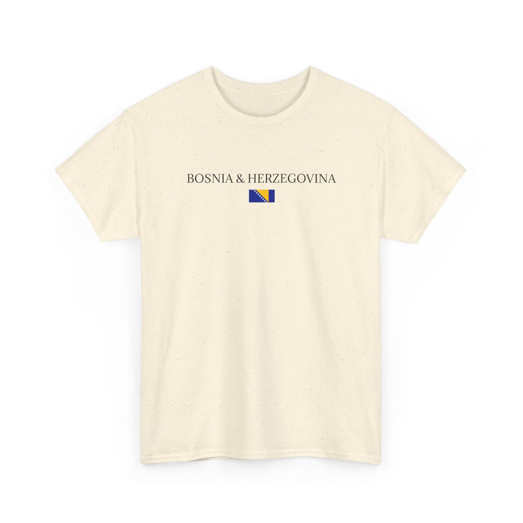 Bosnia & Herzegovina Flag T-Shirt — Minimal National Pride Tee