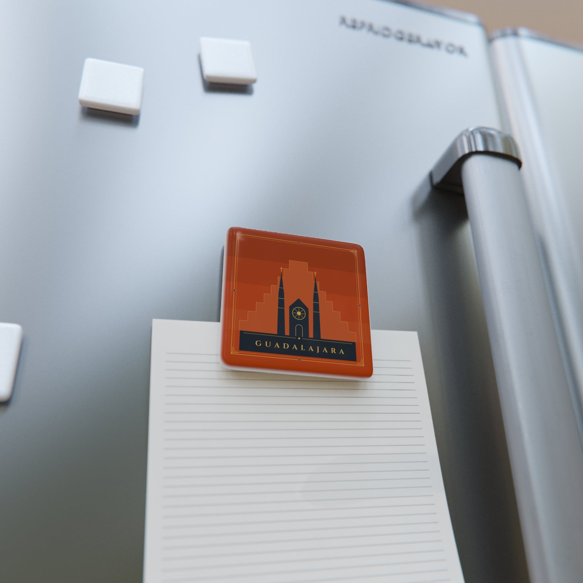 Guadalajara Art Deco Porcelain Magnet
