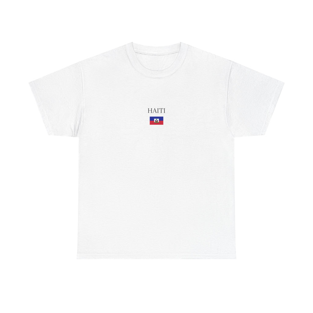 Haiti Flag Tee — Minimalist Haitian Pride T-Shirt