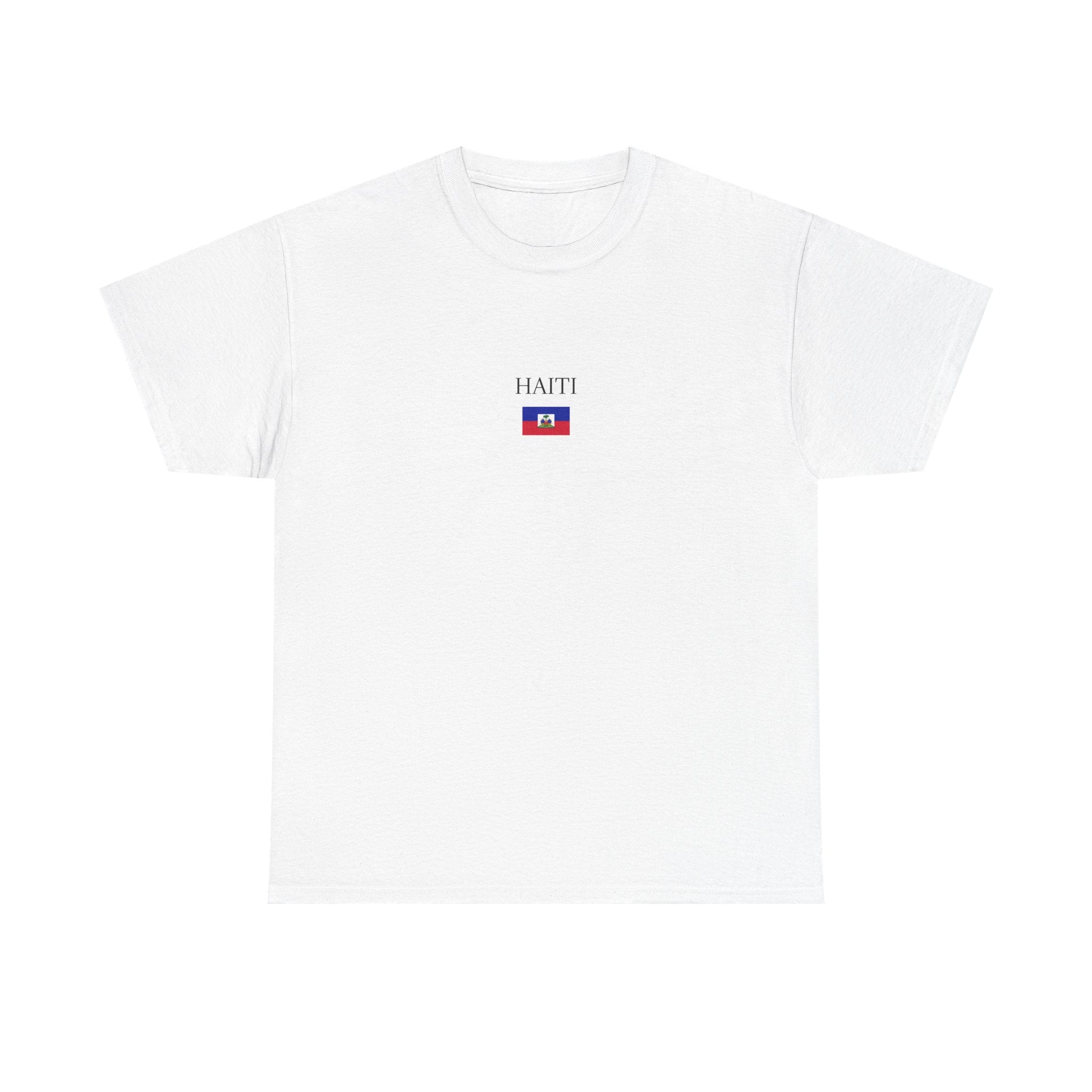 Haiti Flag Tee — Minimalist Haitian Pride T-Shirt