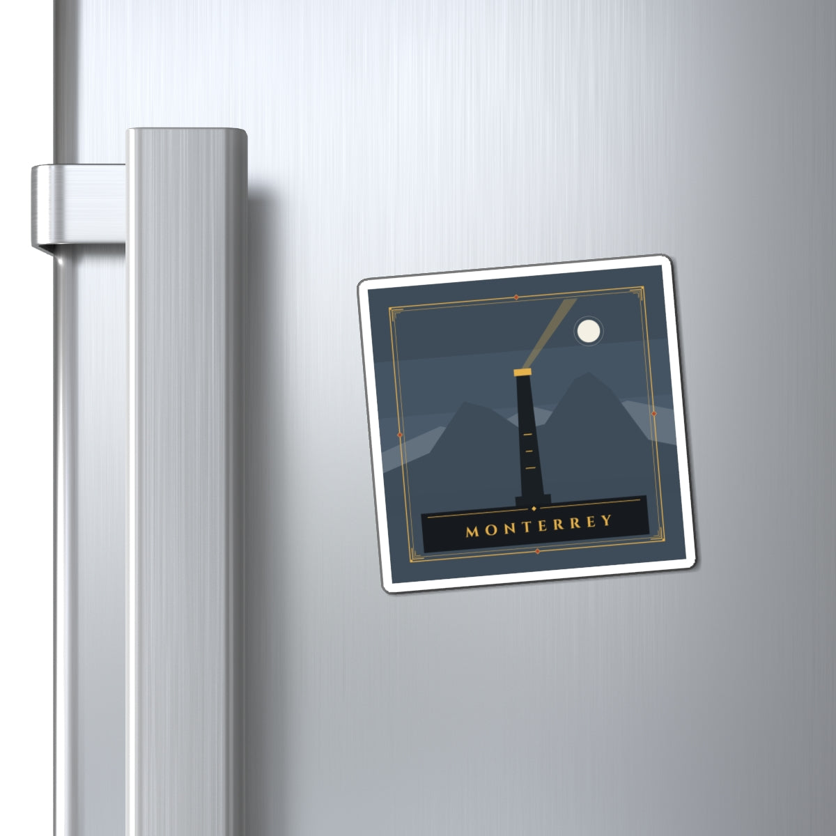 Monterrey Art Deco Fridge Magnet