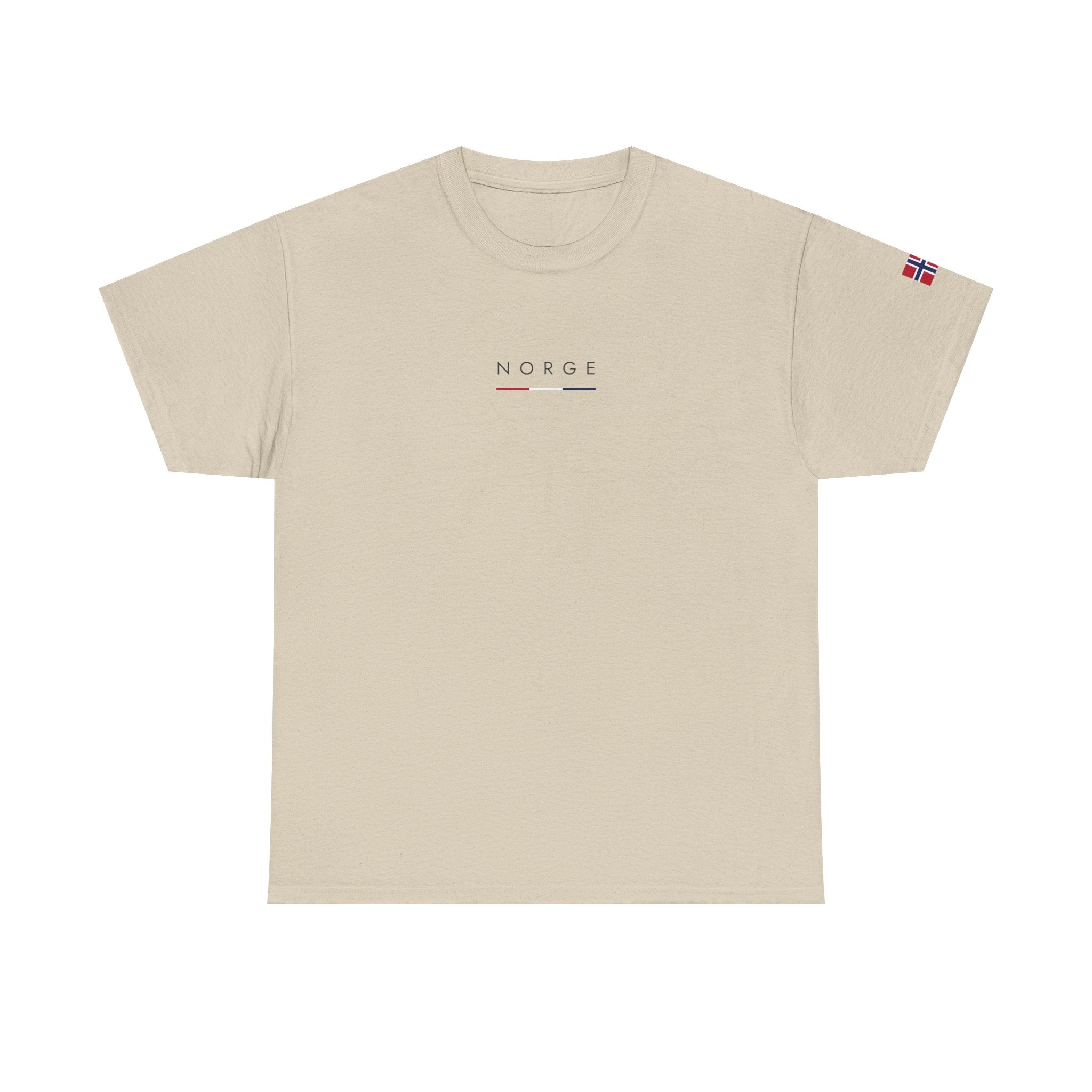 Norge Minimalist Tee — Scandinavian Norway Flag T-Shirt