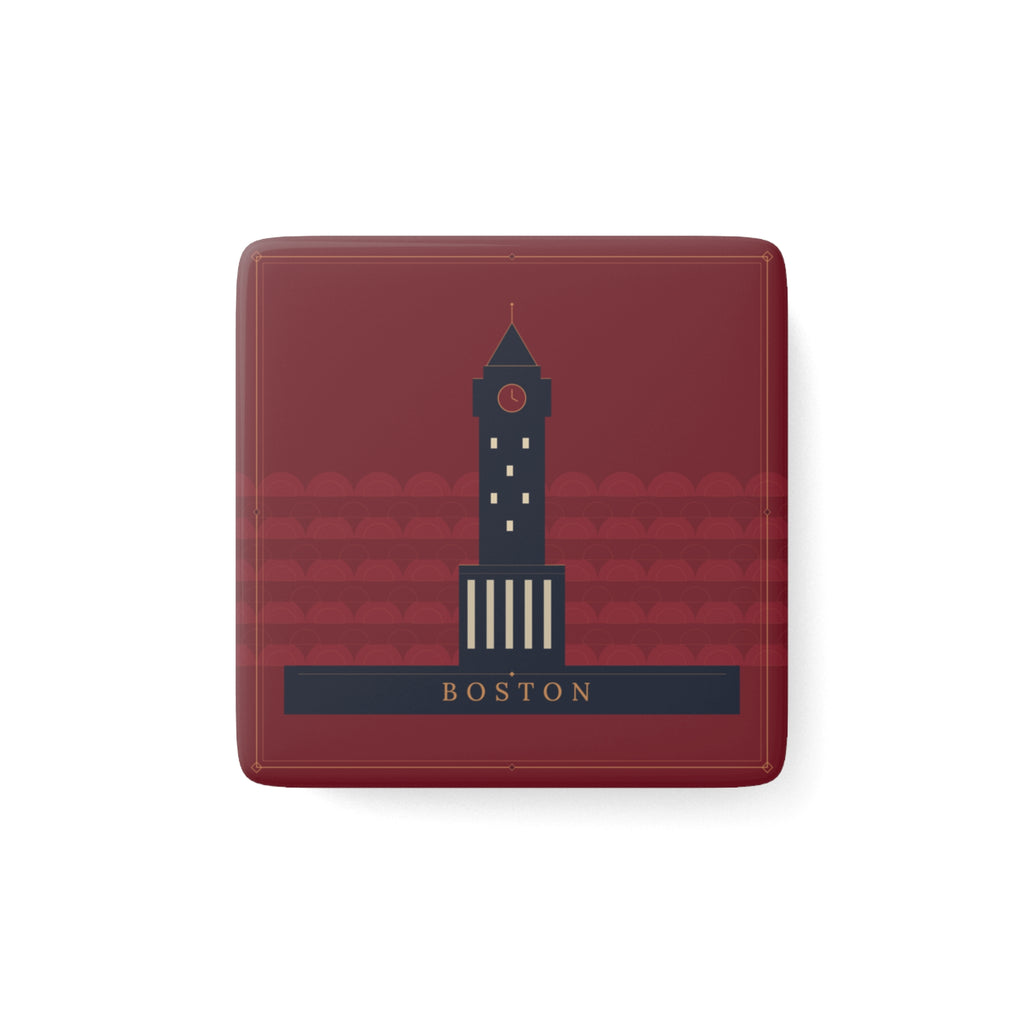 Boston Art Deco Porcelain Magnet