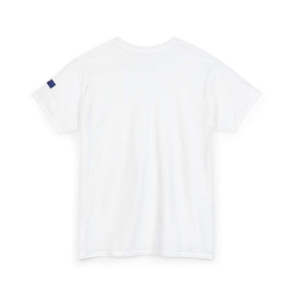 Australia Minimalist Tee — Small Center Text "AUSTRALIA"