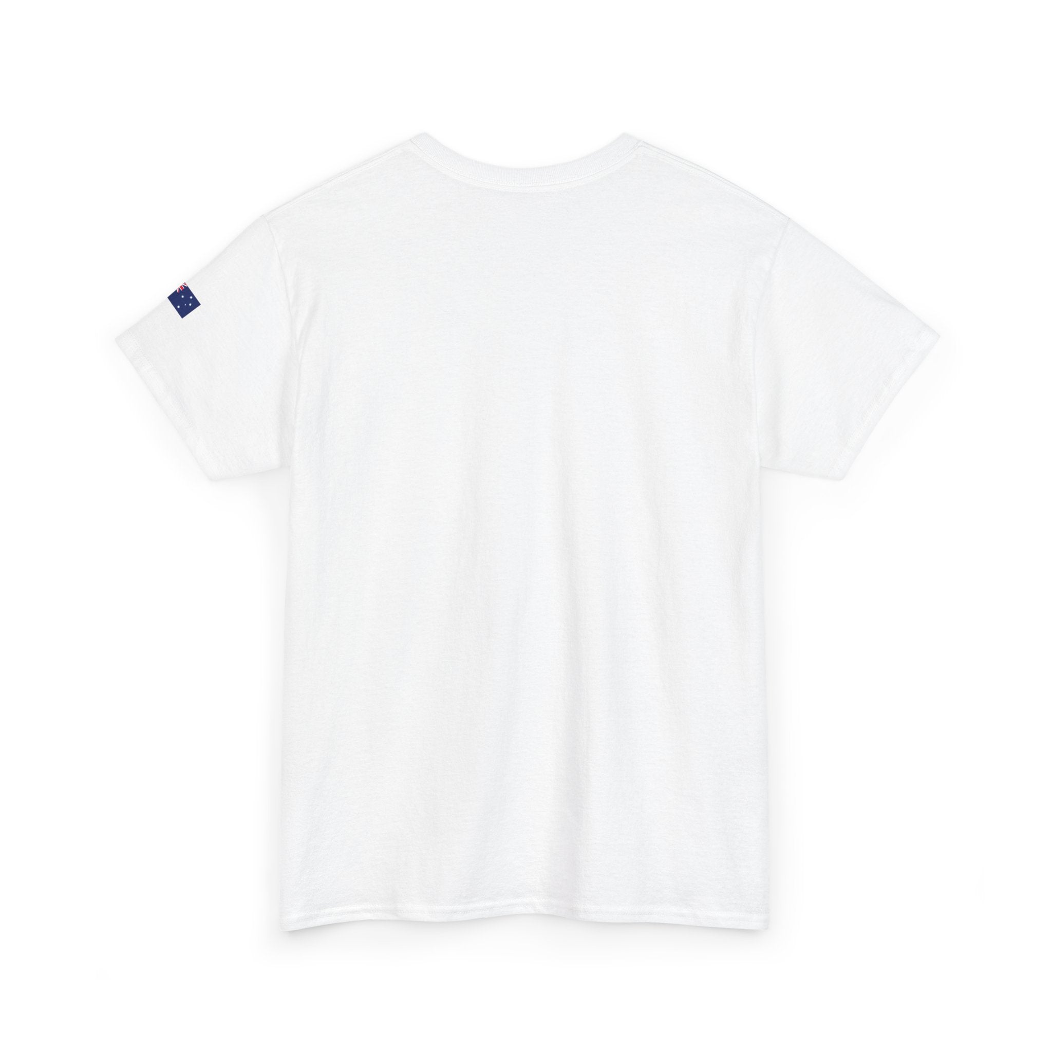 Australia Minimalist Tee — Small Center Text "AUSTRALIA"