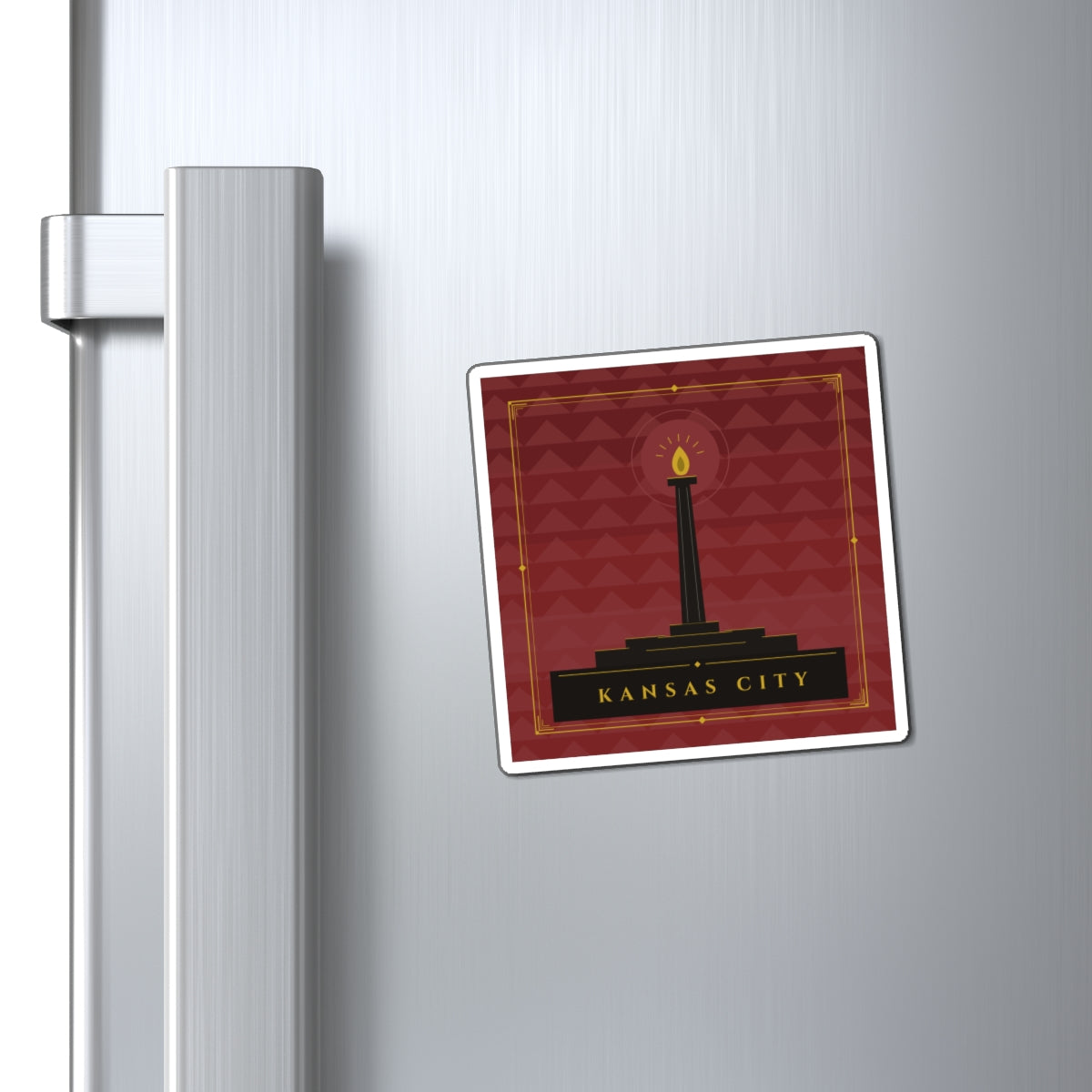 Kansas City Art Deco Fridge Magnet