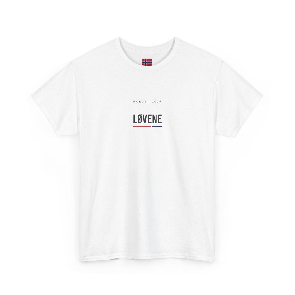 Minimalist 'Lovene' Graphic Tee —Norway Typography T-Shirt