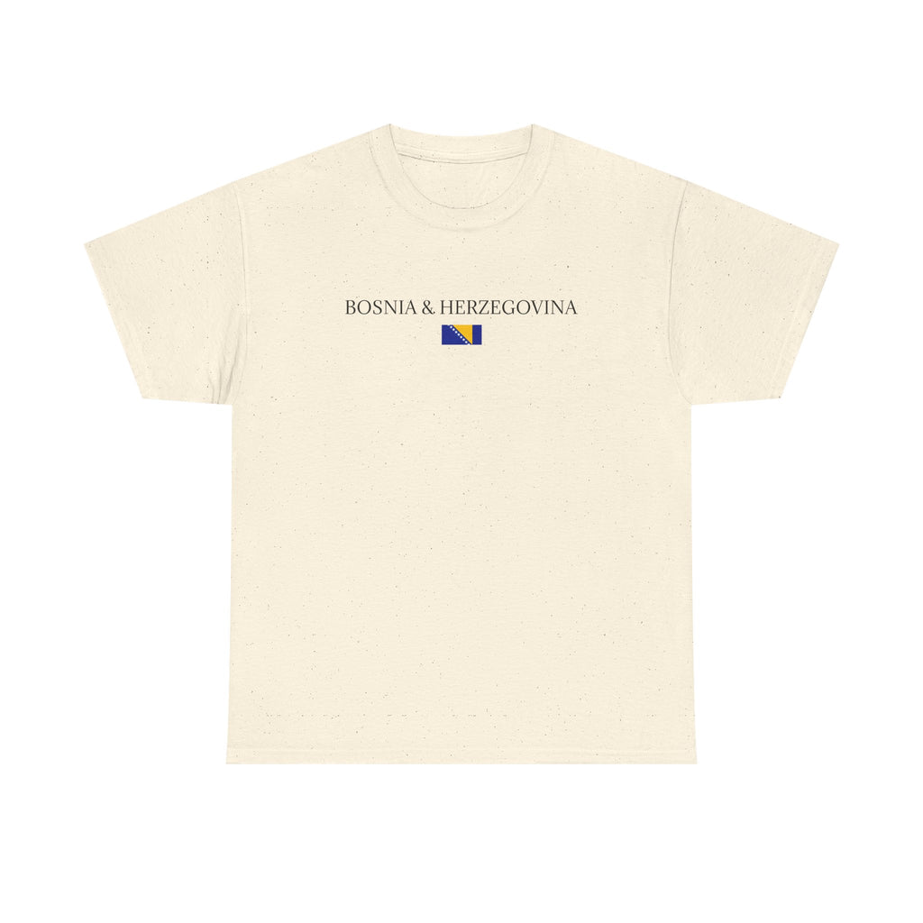 Bosnia & Herzegovina Flag T-Shirt — Minimal National Pride Tee