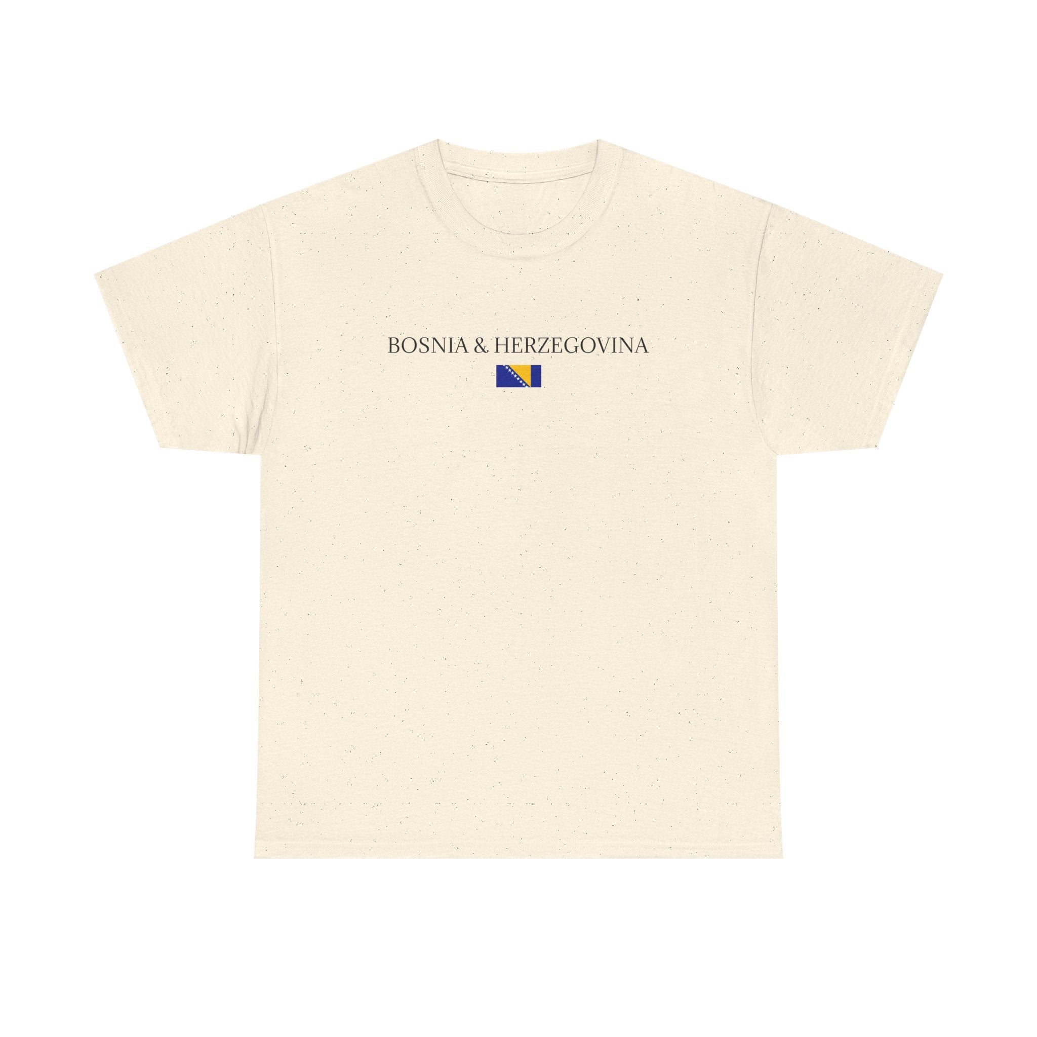 Bosnia & Herzegovina Flag T-Shirt — Minimal National Pride Tee