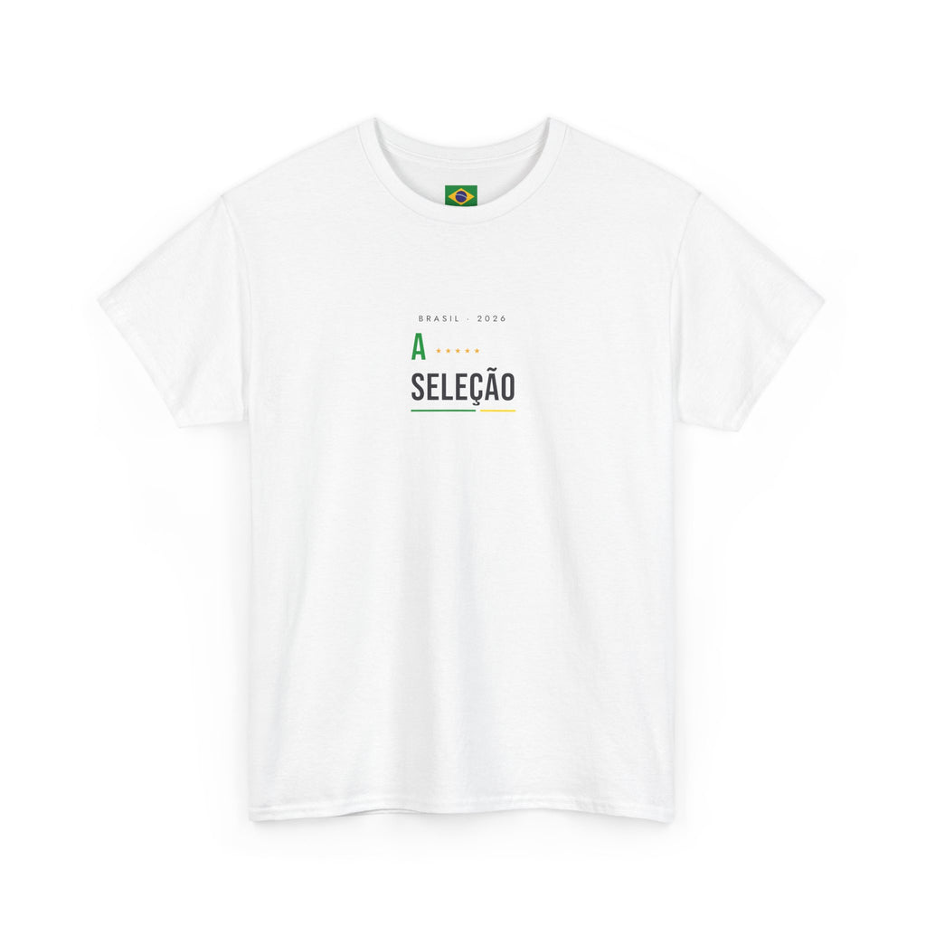 Brazil Seleção Soccer T-Shirt — Minimalist Football Fan Tee