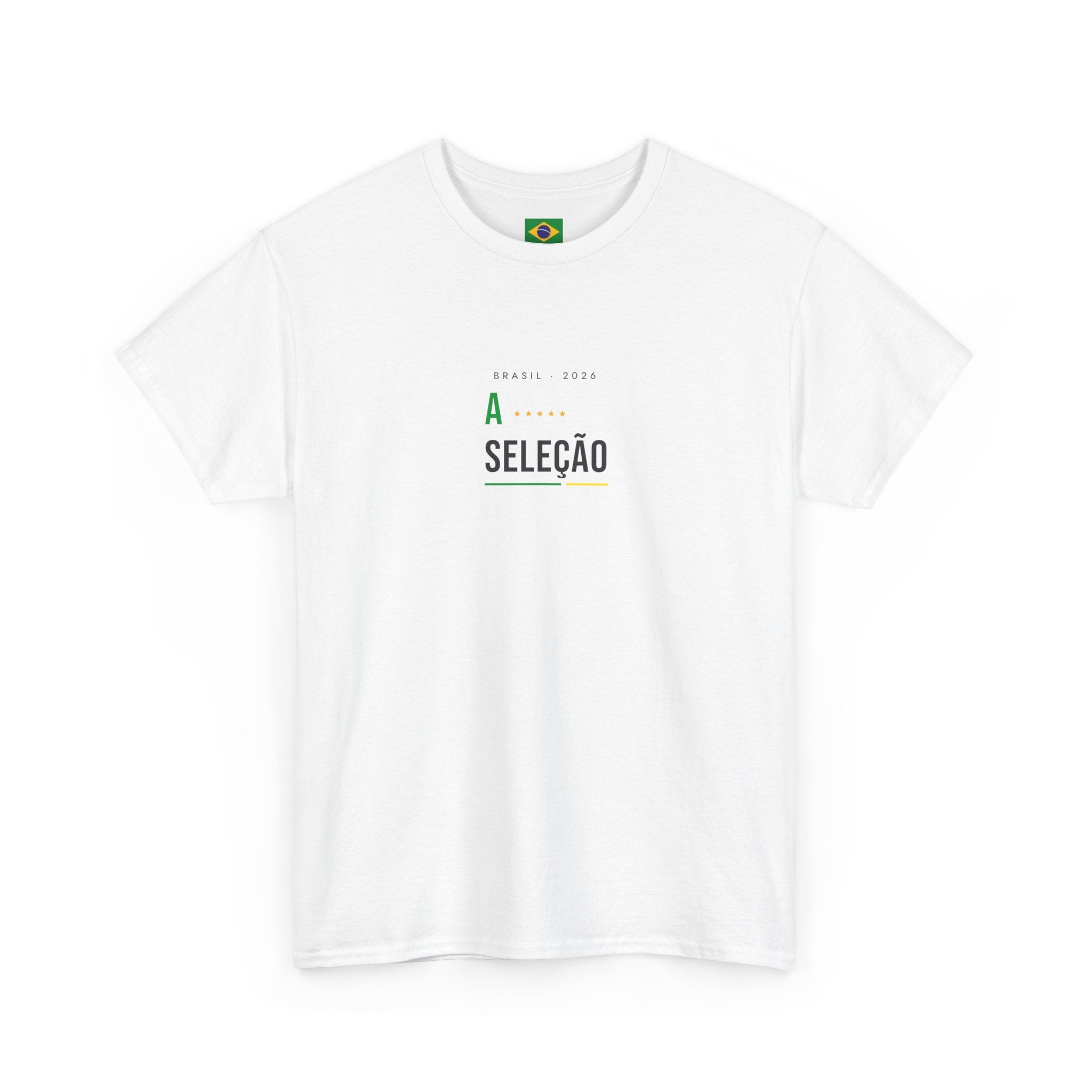 Brazil Seleção Soccer T-Shirt — Minimalist Football Fan Tee
