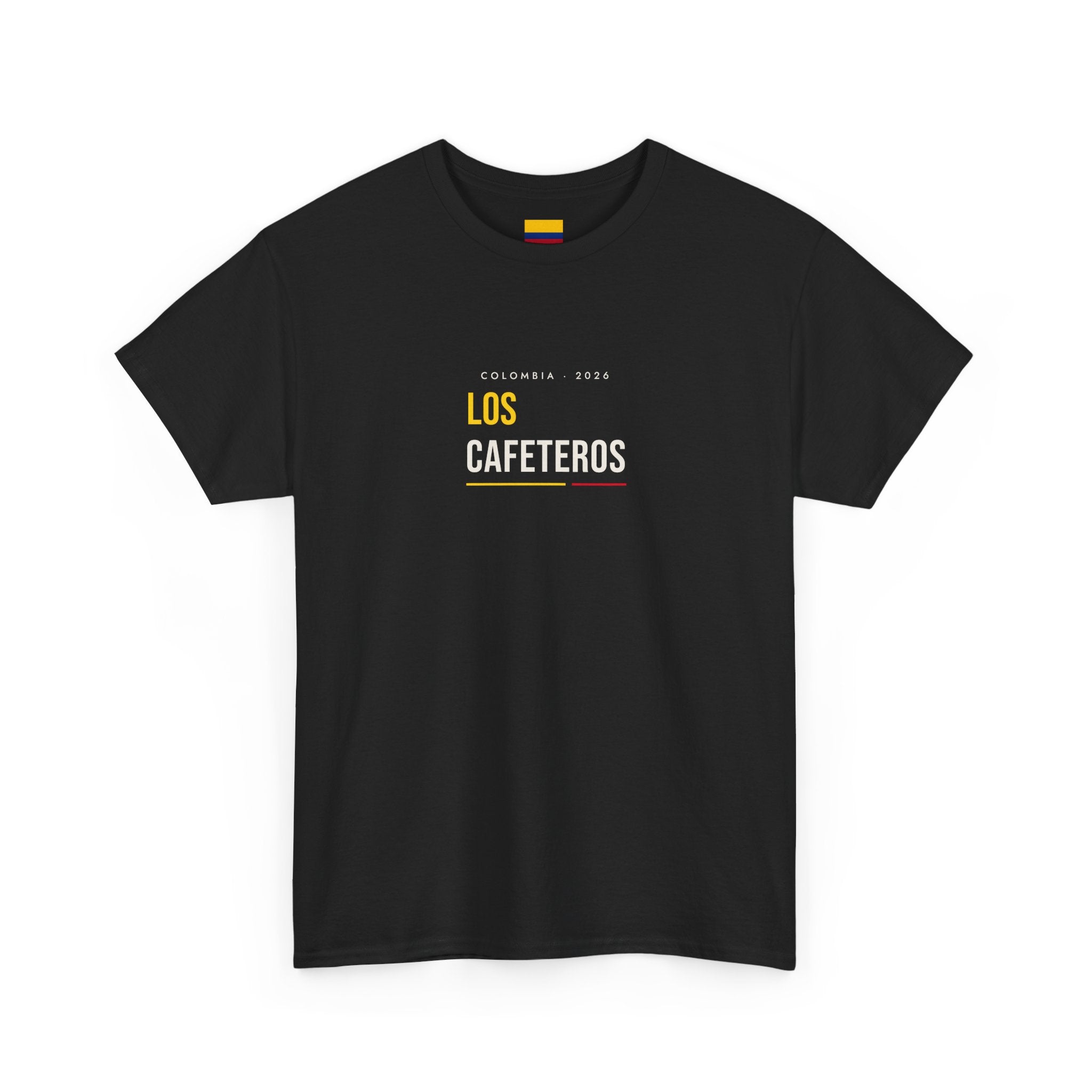 Colombia Soccer T-Shirt — Los Cafeteros Minimalist Football Fan Tee