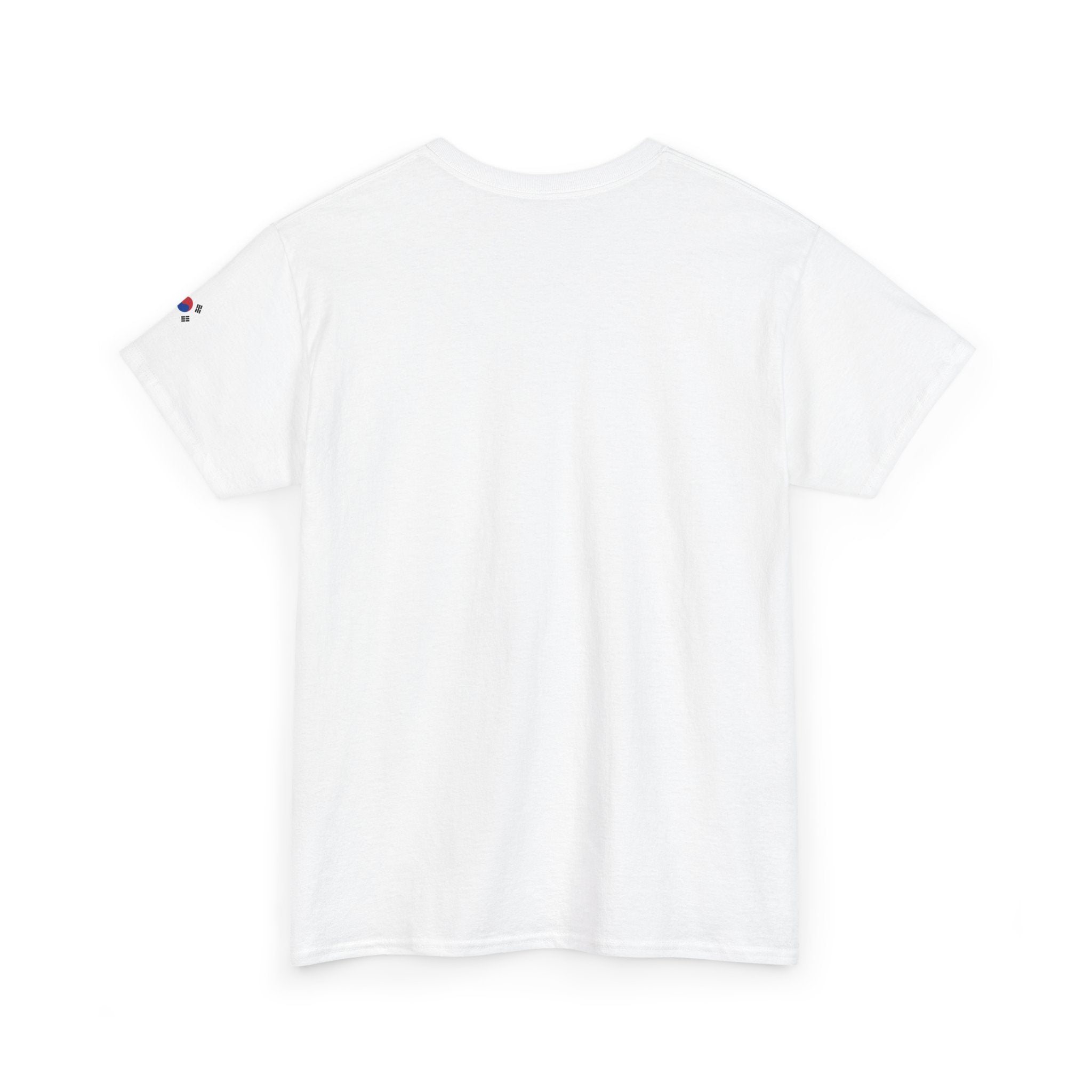 South Korea Minimalist Tee — Small Korean Flag & "South Korea" Text