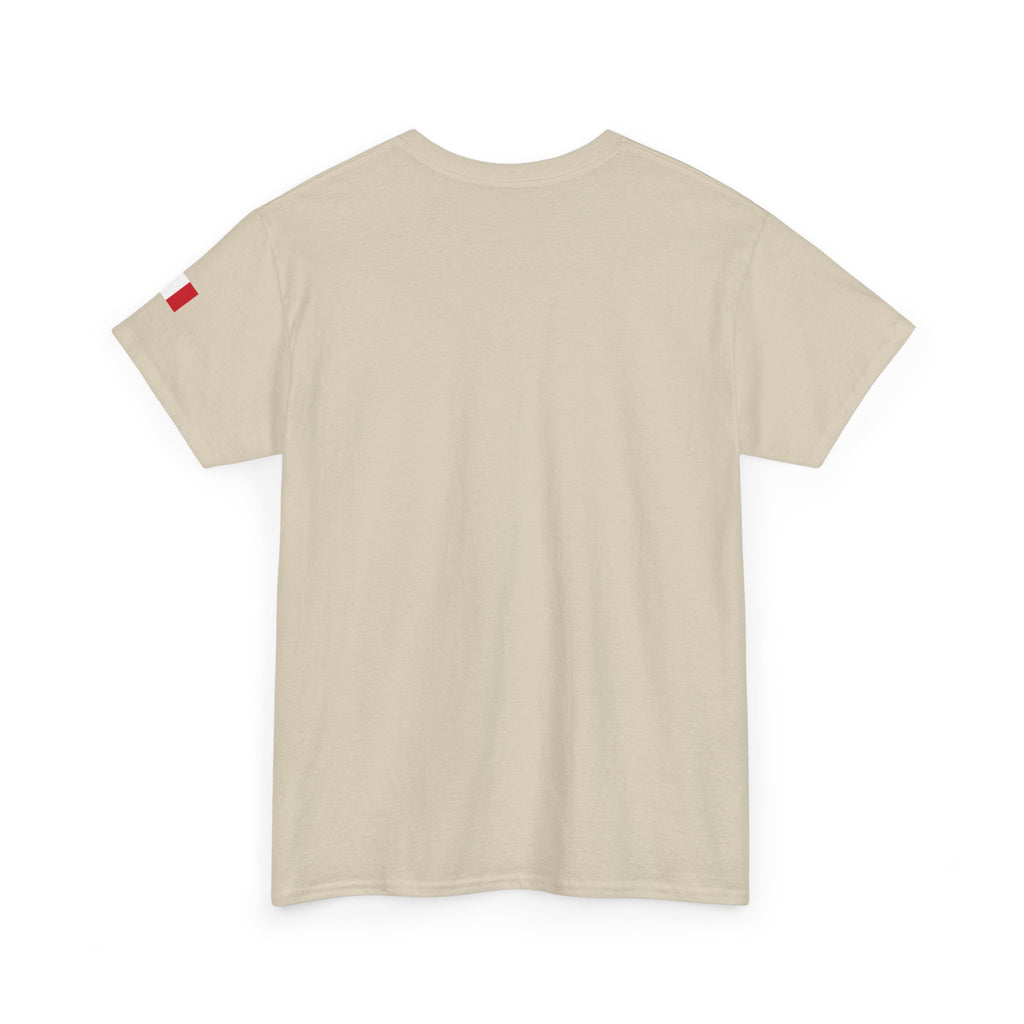 France Minimalist Tee — Slim Tricolor Logo T-Shirt