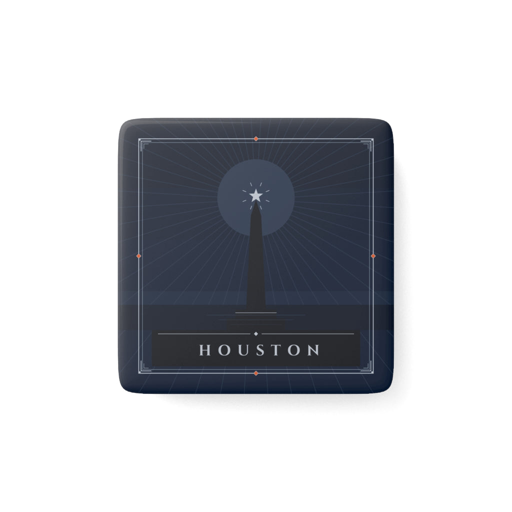 Houston Art Deco Porcelain Magnet