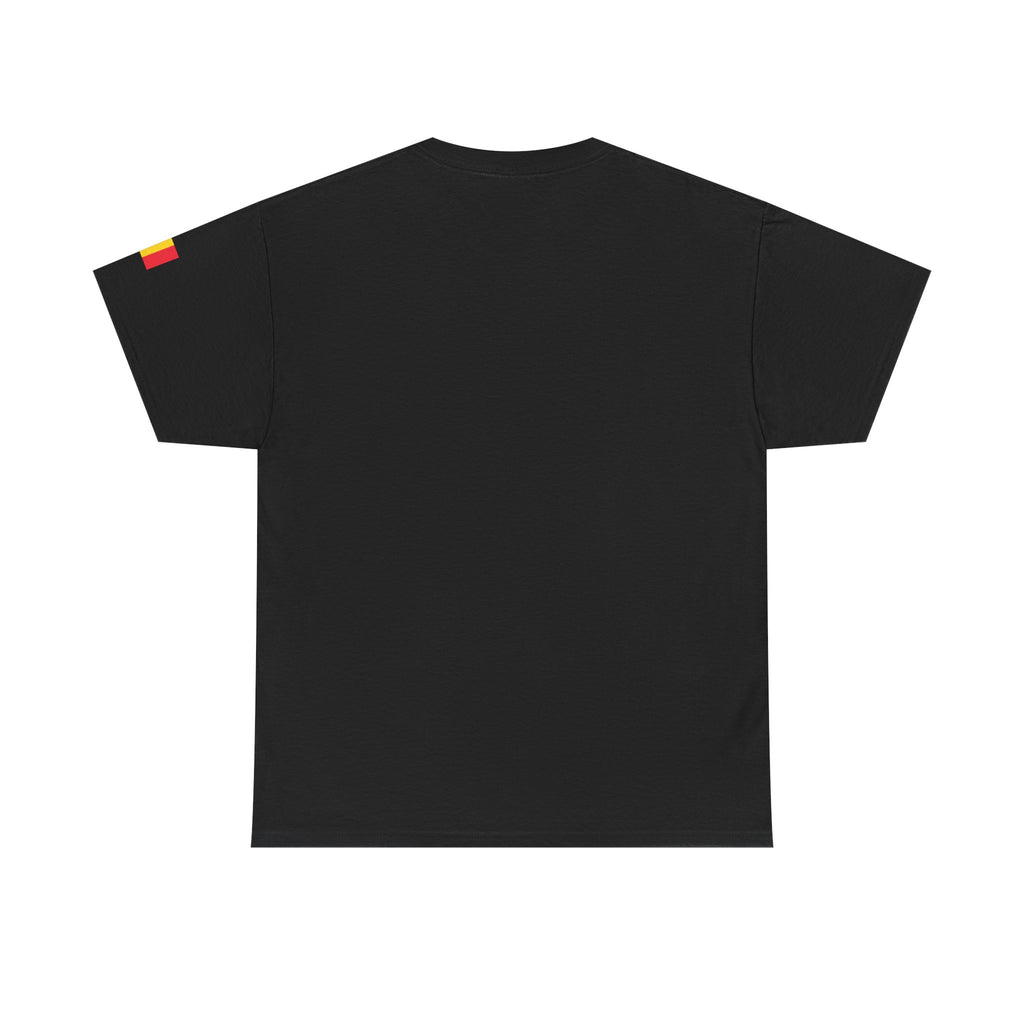 Belgium Minimalist Tee — Small Text Flag Accent