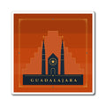 Guadalajara Art Deco Fridge Magnet