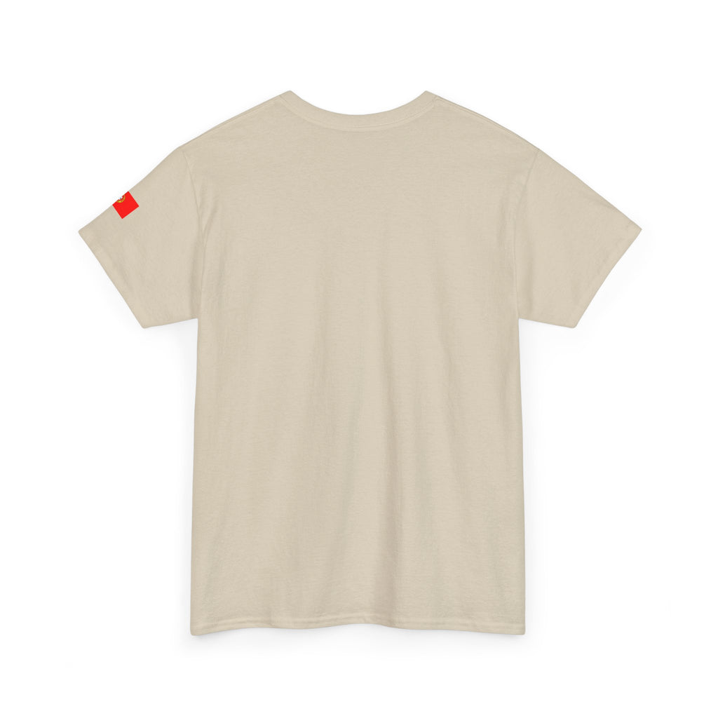 Portugal Minimalist Tee — 'PORTUGAL' Centered Text White Cotton Shirt