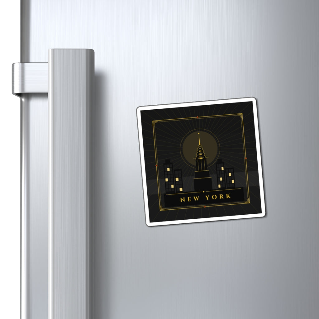 New York Art Deco Fridge Magnet