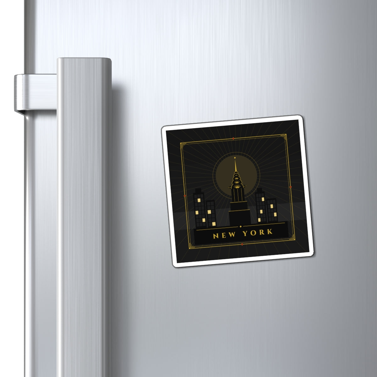 New York Art Deco Fridge Magnet