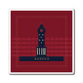 Boston Art Deco Fridge Magnet