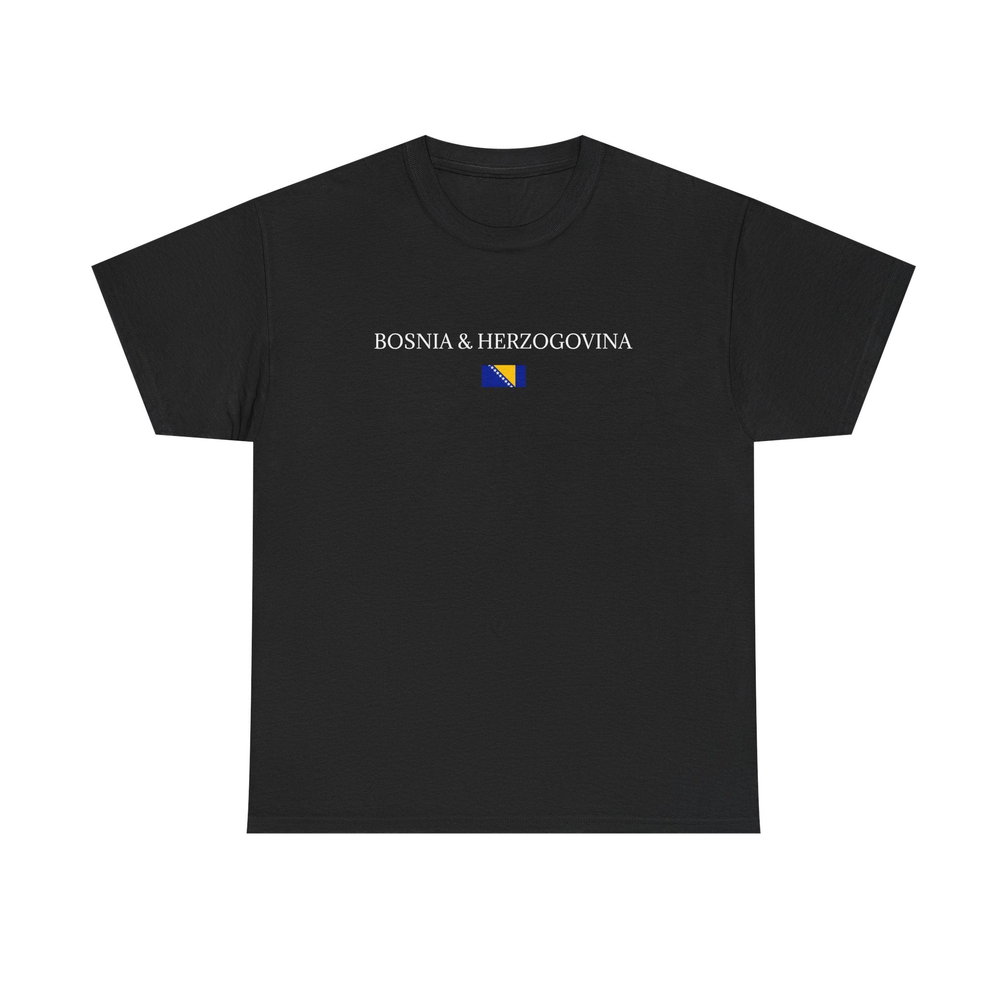 Bosnia & Herzegovina Flag T-Shirt — Minimal National Pride Tee
