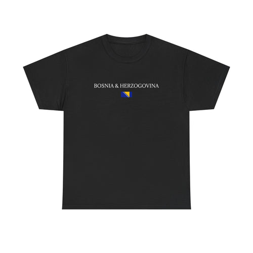 Bosnia & Herzegovina Flag T-Shirt — Minimal National Pride Tee
